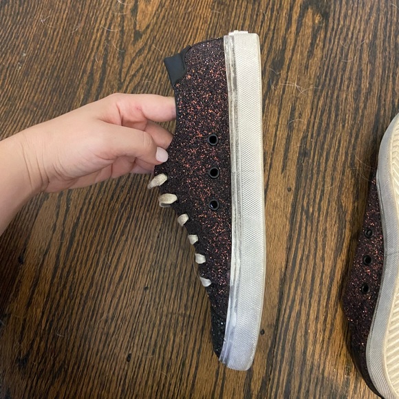 Saint Laurent sparkly glitter sneakers size 39 - Picture 6 of 9